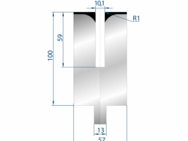 Dao cối gấp mí tôn dày max. 1.5mm