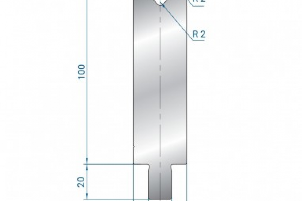 Cối chấn 1V 20 α=84º H100 Max. T/m=100, 42CrMo4