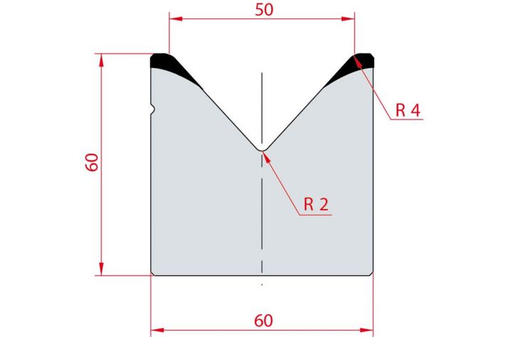 Cối chấn 1V 50 α=85º H60 Max. T/m=100