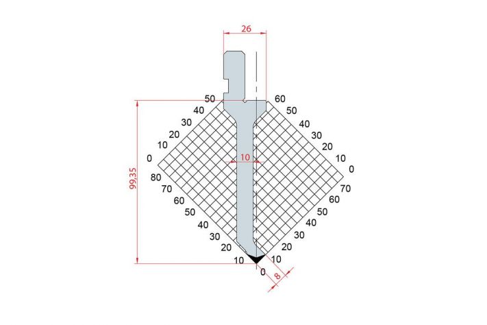 Dao chấn 88º 1262. H=99,35, R=0,25, Max T/m=50