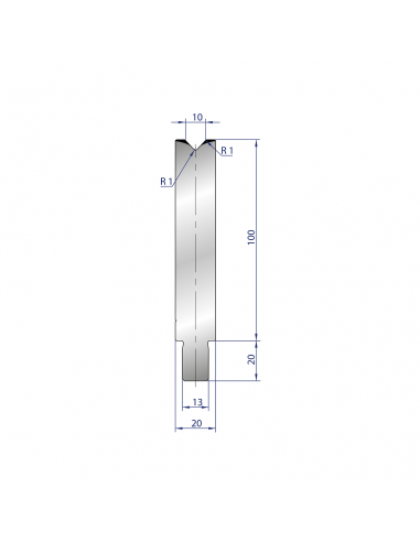 Cối chấn 1V 10 α=86º H100 Max. T/m=100